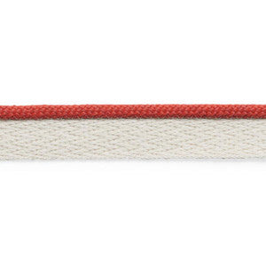 Coleman Lip Cord Red 74928 by Schumacher Designer Trim