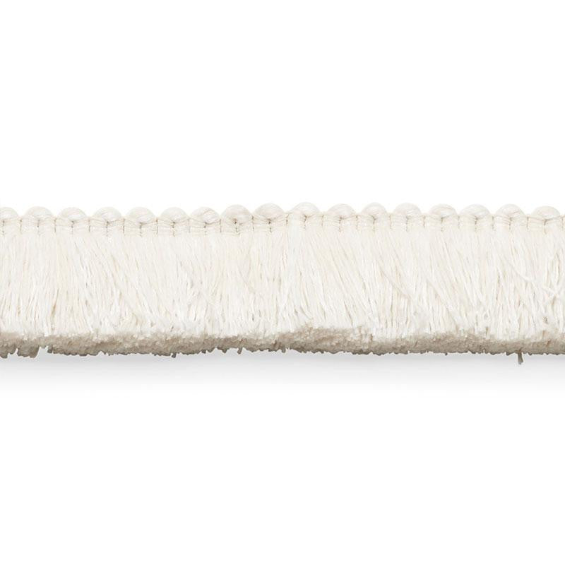 Meyer Brush Fringe Ivory 74940 by Schumacher Designer Trim Perfect Basics: Trims - Swanky Fabrics -
