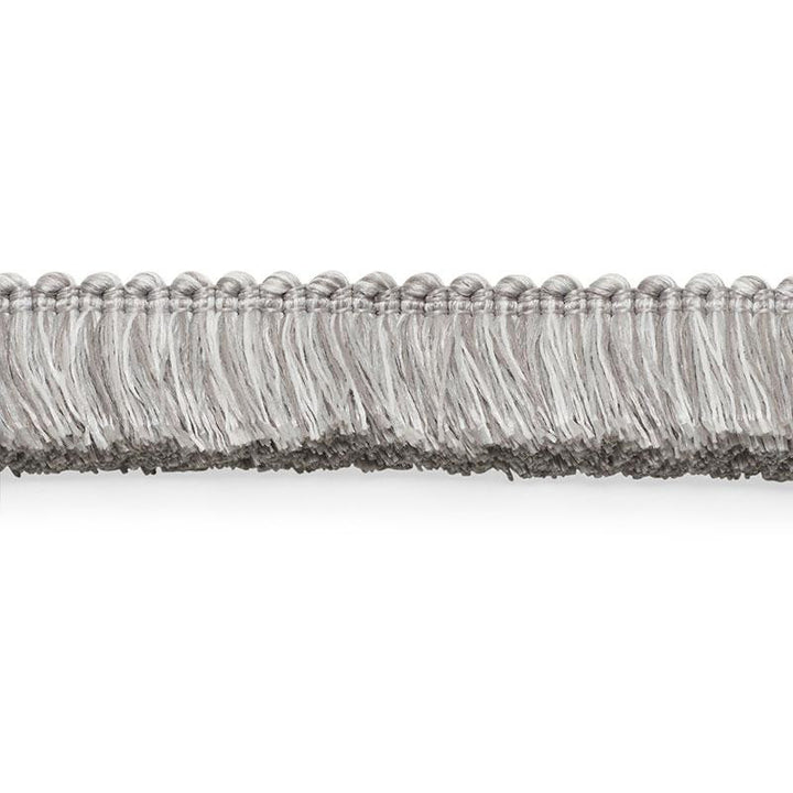Meyer Brush Fringe Grey 74942 by Schumacher Designer Trim Perfect Basics: Trims - Swanky Fabrics -