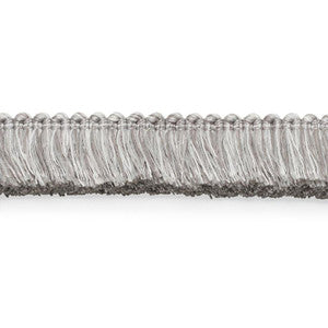 Meyer Brush Fringe Grey 74942 by Schumacher Designer Trim