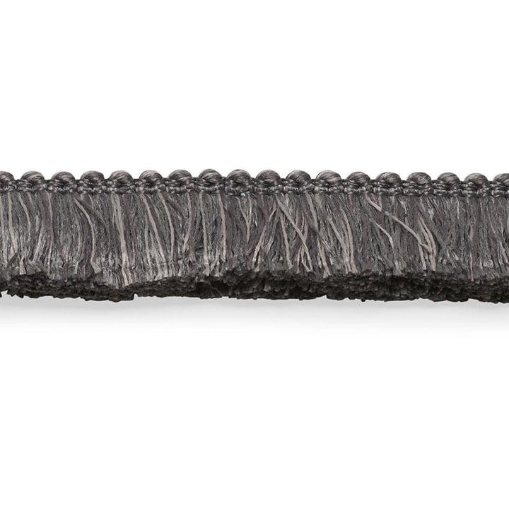 Meyer Brush Fringe Charcoal 74949 by Schumacher Designer Trim Perfect Basics: Trims - Swanky Fabrics -