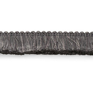 Meyer Brush Fringe Charcoal 74949 by Schumacher Designer Trim