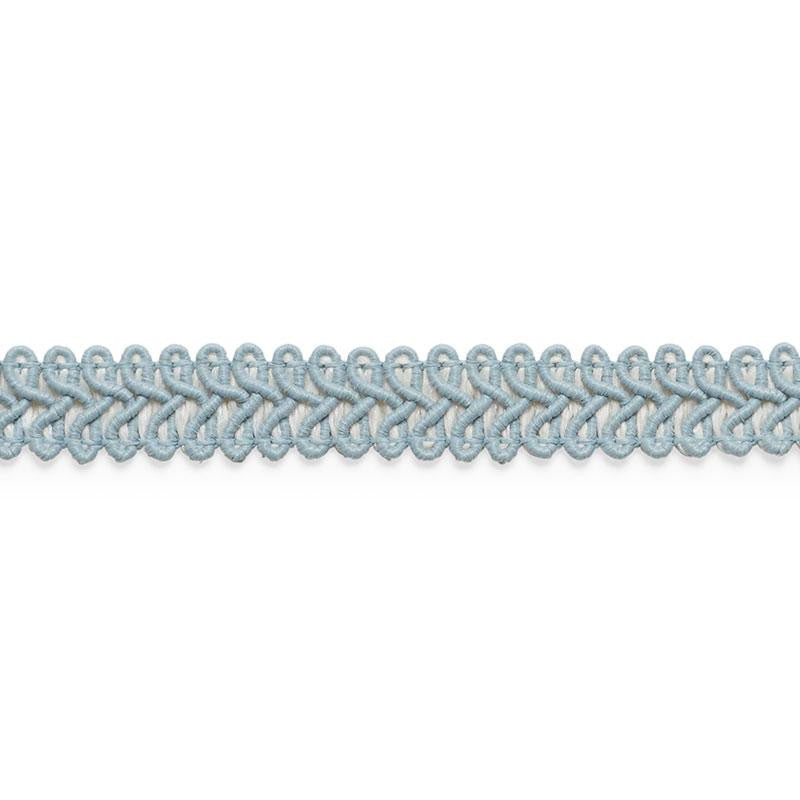 Astor Braid Indoor/Outdoor Cloud 74961 by Schumacher Designer Trim Perfect Basics: Trims - Swanky Fabrics -