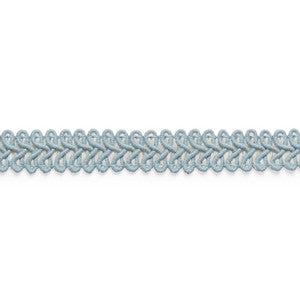 Astor Braid Indoor/Outdoor Cloud 74961 by Schumacher Designer Trim