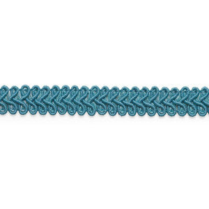 Astor Braid Indoor/Outdoor Ocean 74962 by Schumacher Designer Trim