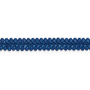 Astor Braid Indoor/Outdoor Navy 74963 by Schumacher Designer Trim
