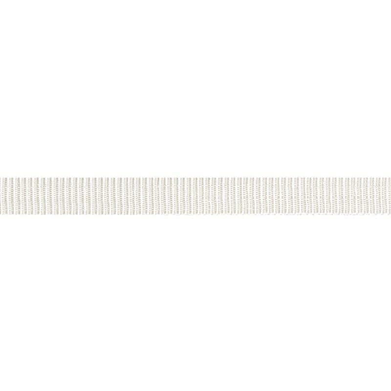 Narrow Faille Tape Ivory 74980 by Schumacher Designer Trim Couture Trims - Swanky Fabrics -