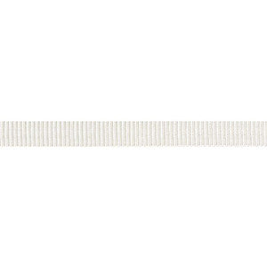 Narrow Faille Tape Ivory 74980 by Schumacher Designer Trim