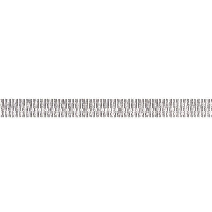 Narrow Faille Tape Silver 74981 by Schumacher Designer Trim Couture Trims - Swanky Fabrics -