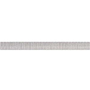 Narrow Faille Tape Silver 74981 by Schumacher Designer Trim