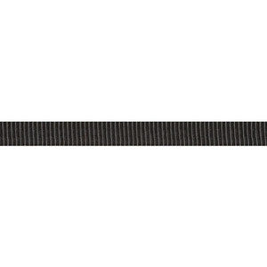 Narrow Faille Tape Black 74989 by Schumacher Designer Trim