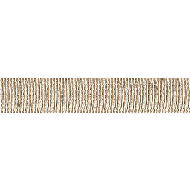 Medium Faille Tape Sand 75013 by Schumacher Designer Trim Couture Trims - Swanky Fabrics -