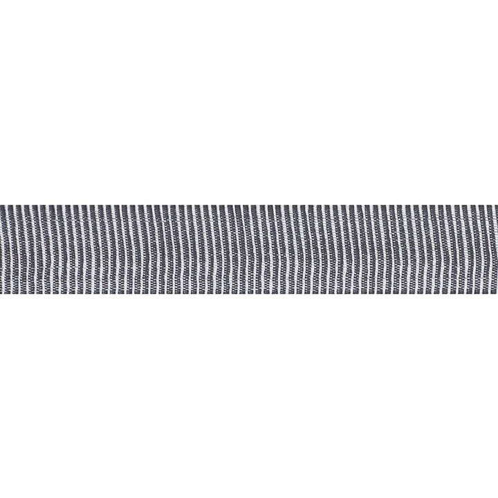 Medium Faille Tape Grey 75016 by Schumacher Designer Trim Couture Trims - Swanky Fabrics -