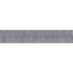 Medium Faille Tape Grey 75016 by Schumacher Designer Trim