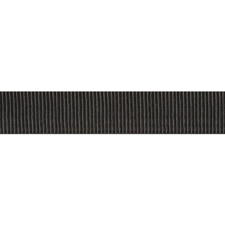 Medium Faille Tape Black 75019 by Schumacher Designer Trim Couture Trims - Swanky Fabrics -
