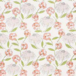 Bouquet Toss Fawn 177850 by Schumacher Designer Fabric