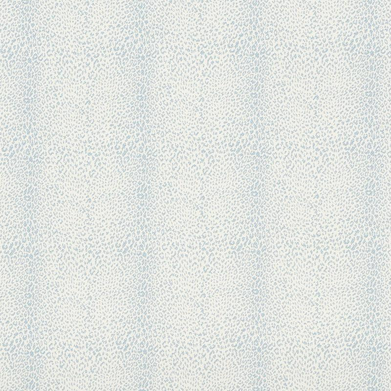 Mini Leopard Outdoor Sky 75432 by Schumacher Designer Fabric The Good Life Indoor/Outdoor 7.0" - Swanky Fabrics -