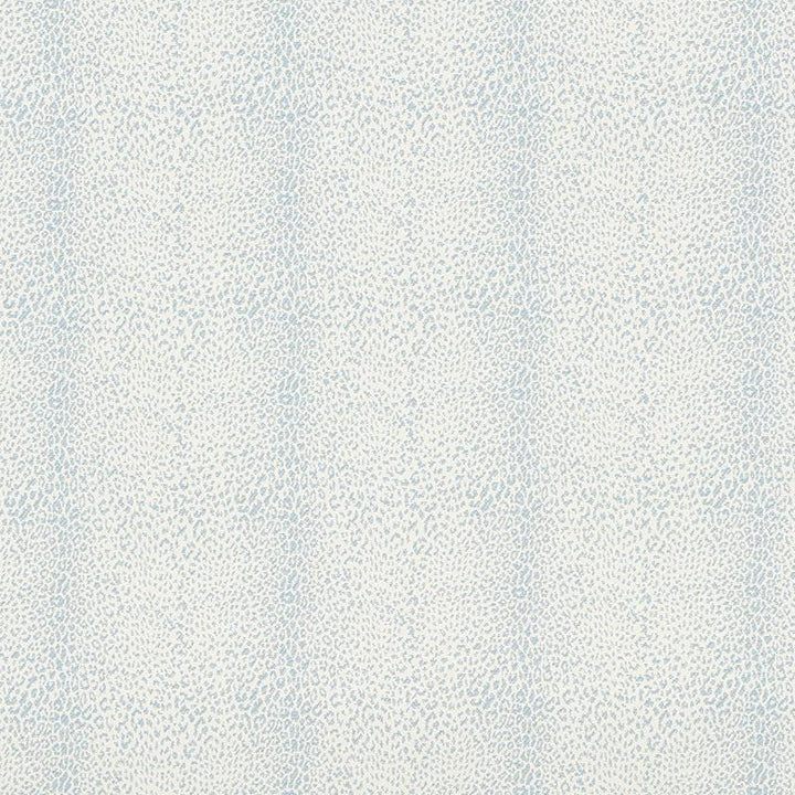 Mini Leopard Outdoor Sky 75432 by Schumacher Designer Fabric The Good Life Indoor/Outdoor 7.0" - Swanky Fabrics -
