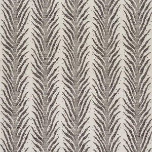 Creeping Fern Basalt 75451 by Schumacher Designer Fabric