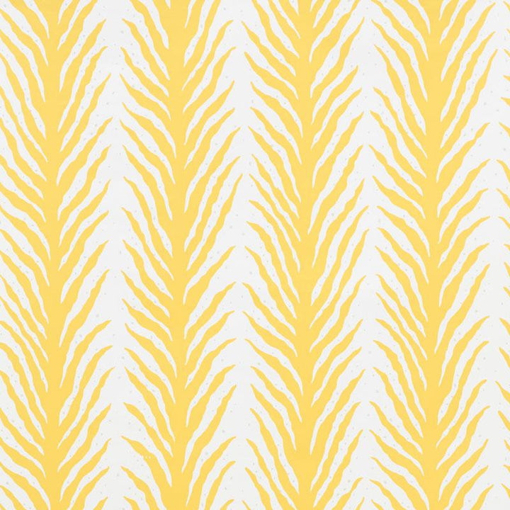Creeping Fern Lemonade 5009452 by Schumacher Designer Wallpaper Celerie Kemble 27.0" - Swanky Fabrics -