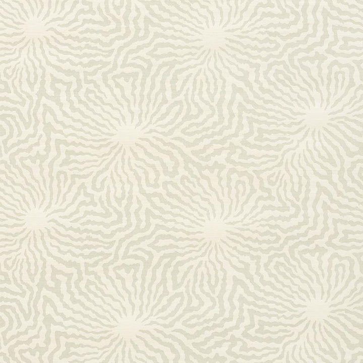 Flower Shock Sisal Haze 5009481 by Schumacher Designer Wallpaper Celerie Kemble 34.5" - Swanky Fabrics -