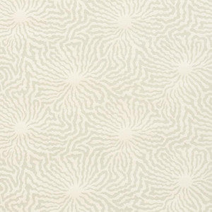 Flower Shock Sisal Haze 5009481 by Schumacher Designer Wallpaper