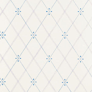 Kasumi Diamond Hyacinth 5009512 by Schumacher Designer Wallpaper