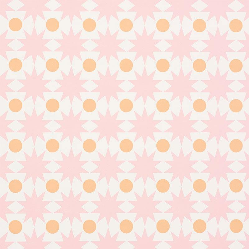Cosmos Pink 5009561 by Schumacher Designer Wallpaper Studio Bon 1.12" - Swanky Fabrics -