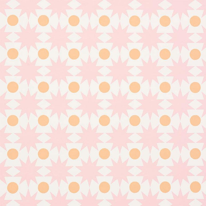 Cosmos Pink 5009561 by Schumacher Designer Wallpaper Studio Bon 1.12" - Swanky Fabrics -