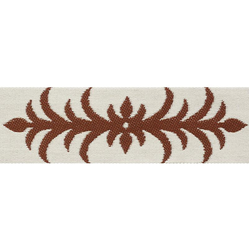 Acanthus Tape Nutmeg 75440 by Schumacher Designer Trim Celerie Kemble 9.25" - Swanky Fabrics -