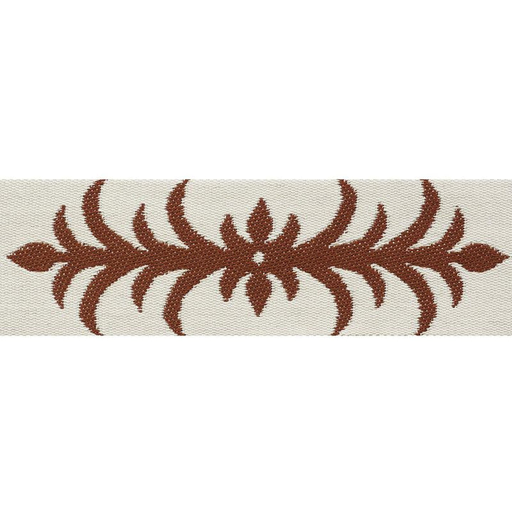Acanthus Tape Nutmeg 75440 by Schumacher Designer Trim Celerie Kemble 9.25" - Swanky Fabrics -