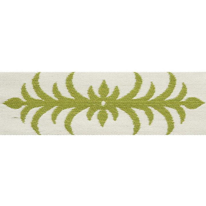 Acanthus Tape Moss 75442 by Schumacher Designer Trim Celerie Kemble 9.25" - Swanky Fabrics -