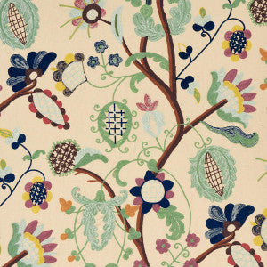Mandevilla Embroidery Document 81510 by Schumacher Designer Fabric