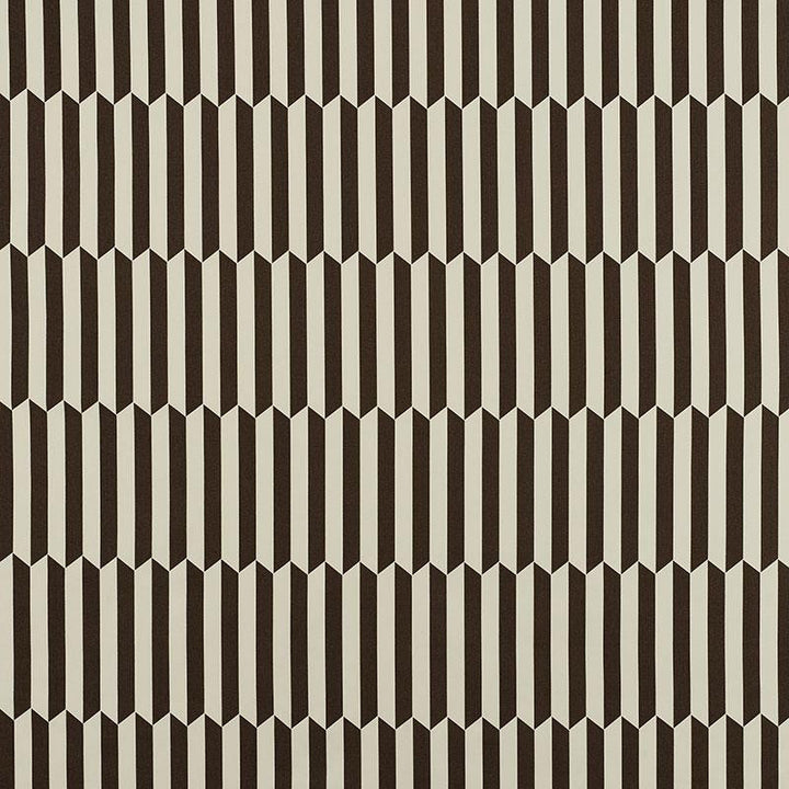 Maxwell Chocolate 176402 by Schumacher Designer Fabric Clique 6.0" - Swanky Fabrics -