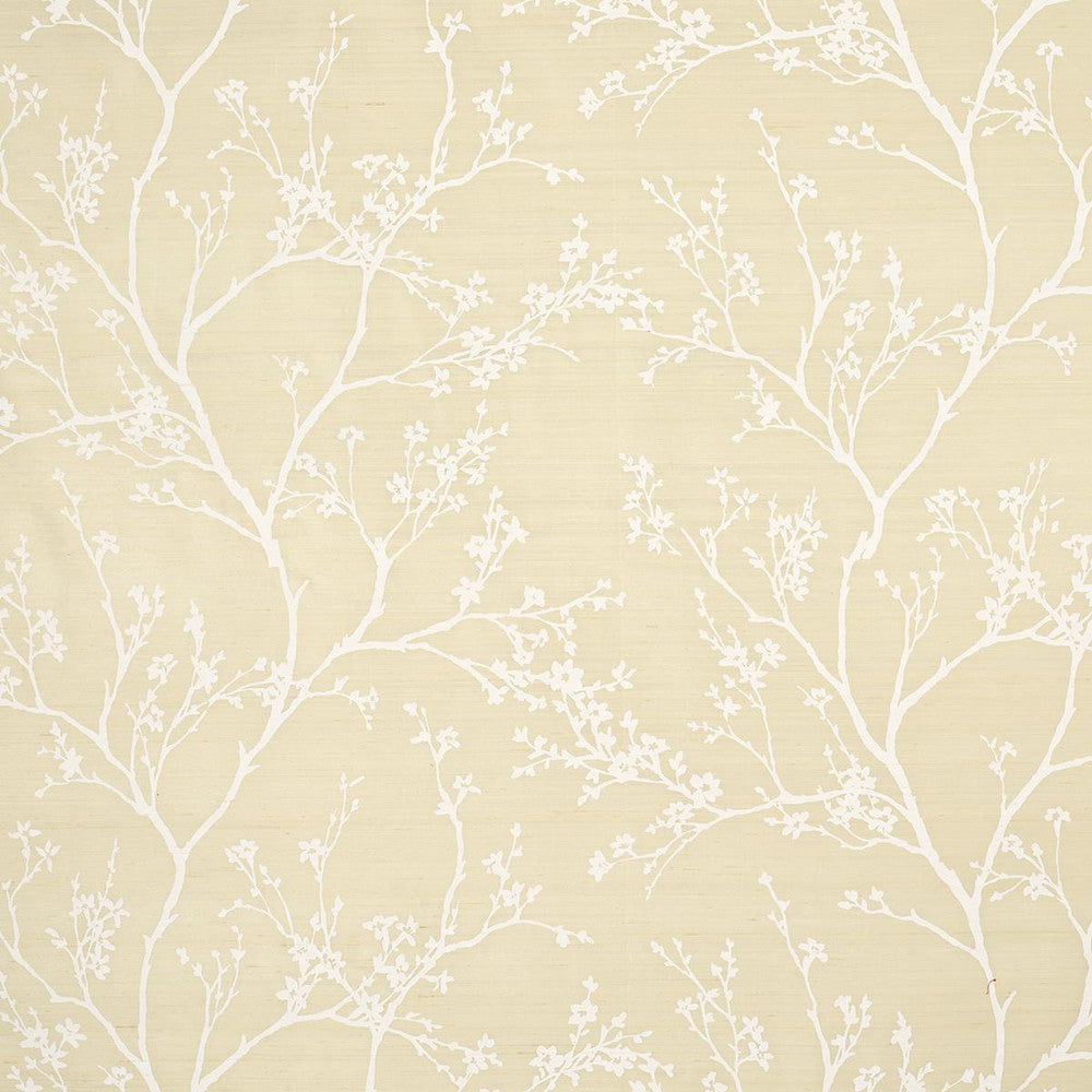 Twiggy Silk Champagne 180501 by Schumacher Designer Fabric Moon River 53.5" - Swanky Fabrics -