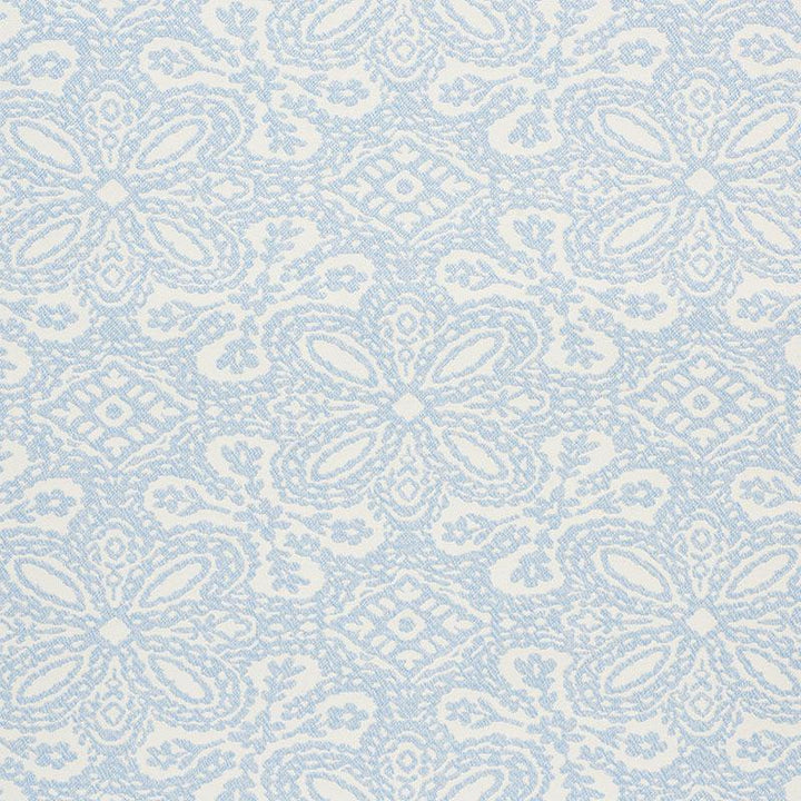 Hardwick Sky 75512 by Schumacher Designer Fabric New Traditional 28.25" - Swanky Fabrics -