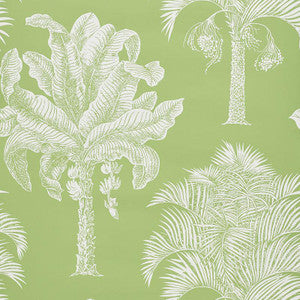 Grand Palms Leaf 5009620 by Schumacher Designer Wallpaper