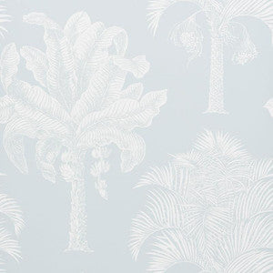 Grand Palms Mineral 5009621 by Schumacher Designer Wallpaper
