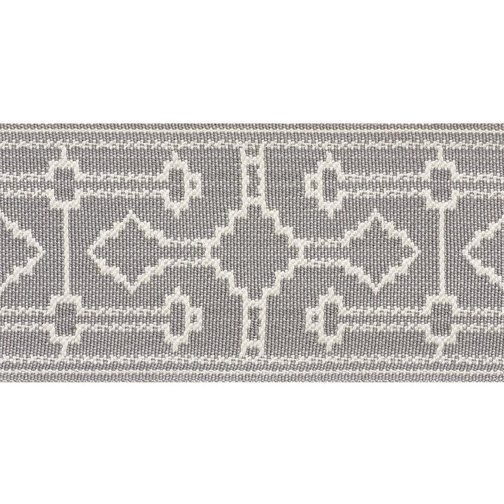 Filbert Tape Grey 75282 by Schumacher Designer Trim New Traditional 4.88" - Swanky Fabrics -