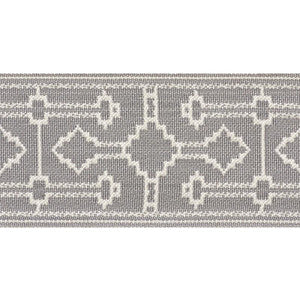 Filbert Tape Grey 75282 by Schumacher Designer Trim
