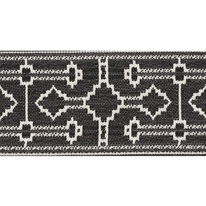 Filbert Tape Black 75283 by Schumacher Designer Trim