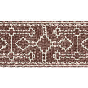 Filbert Tape Brown 75284 by Schumacher Designer Trim