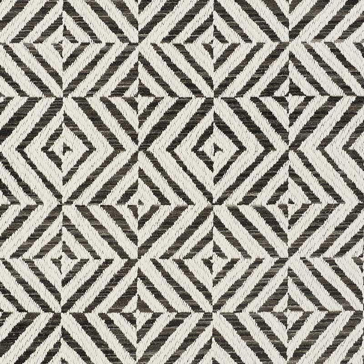 Jubilee Charcoal 72152 by Schumacher Designer Fabric Essentials: Mid-Scale Upholstery Fabrics 2.38" - Swanky Fabrics -