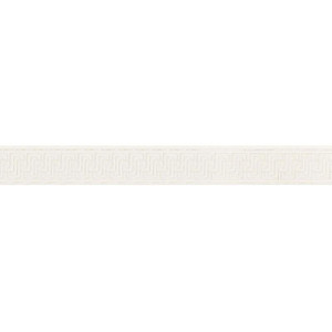 Labyrinth Tape Silver 66146 by Schumacher Designer Trim