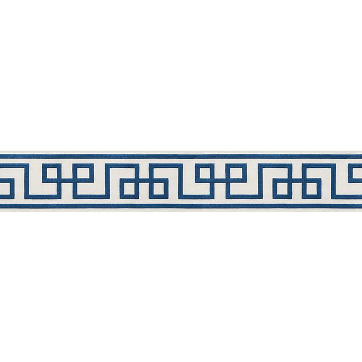 Octavius Tape Bleu 66165 by Schumacher Designer Trim Mary Mcdonald 15.0" - Swanky Fabrics -