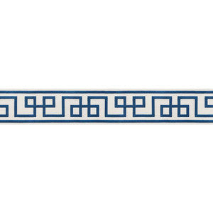 Octavius Tape Bleu 66165 by Schumacher Designer Trim