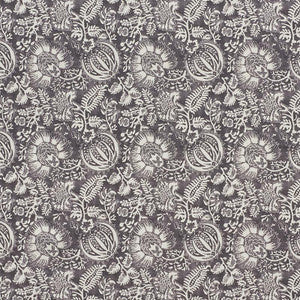 Pomegranate Print Charcoal 177691 by Schumacher Designer Fabric