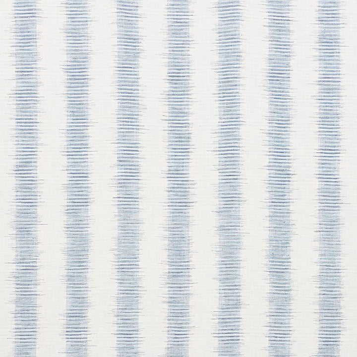 Attleboro Ikat Blues 177810 by Schumacher Designer Fabric Chambray 13.75" - Swanky Fabrics -
