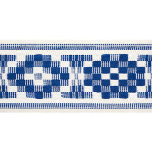 Maidstone Tape Blue 75310 by Schumacher Designer Trim