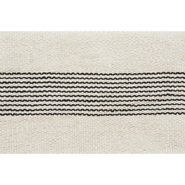 Agnes Wide Tape White & Black 77080 by Schumacher Designer Trim Stephanie Seal Brown - Swanky Fabrics -